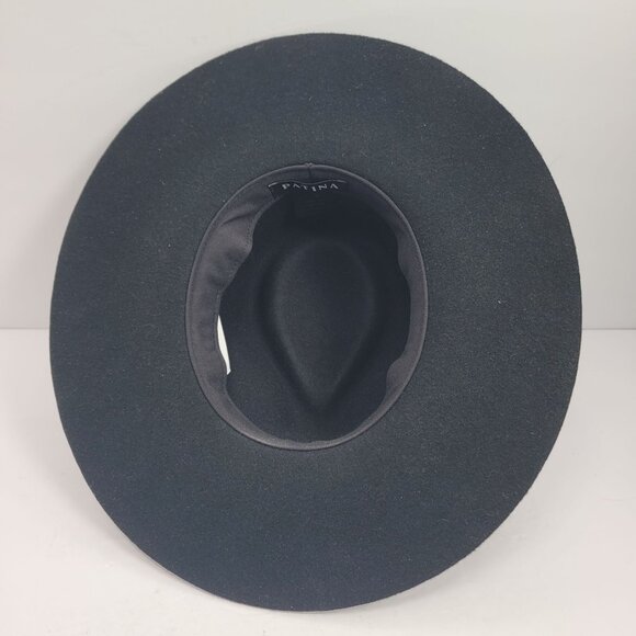 Patina Women's Black Wool Felt Handcrafted Hat Size Small - Picture 4 of 10